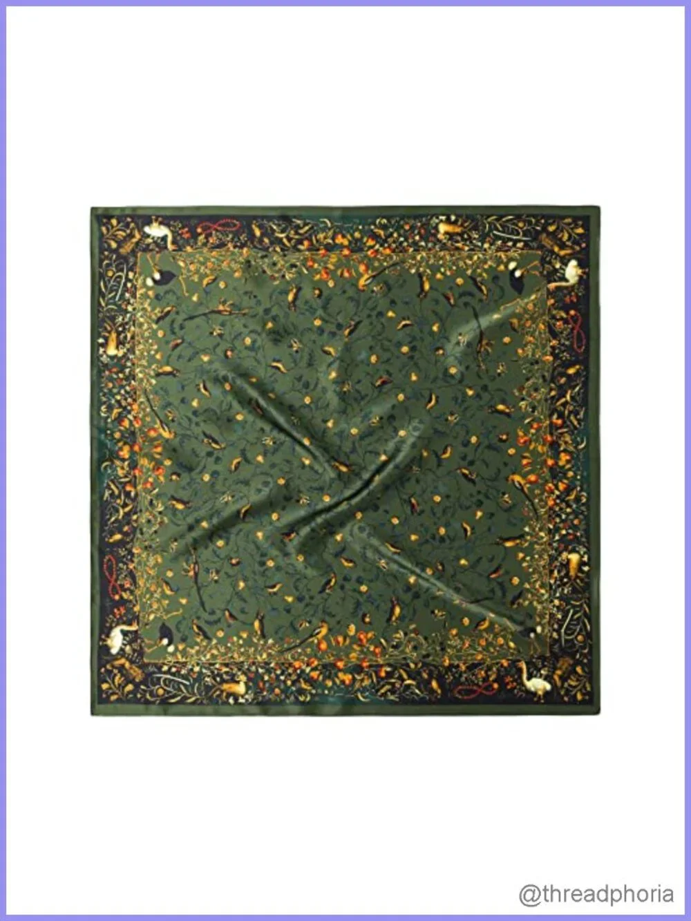 100% Mulberry Silk Scarf Square Neckerchief Headscarf Gift Packed 25.6in